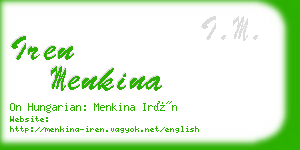 iren menkina business card